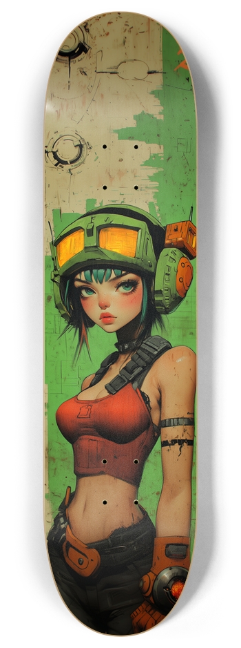 Sentinelle 2077 Art Skateboard