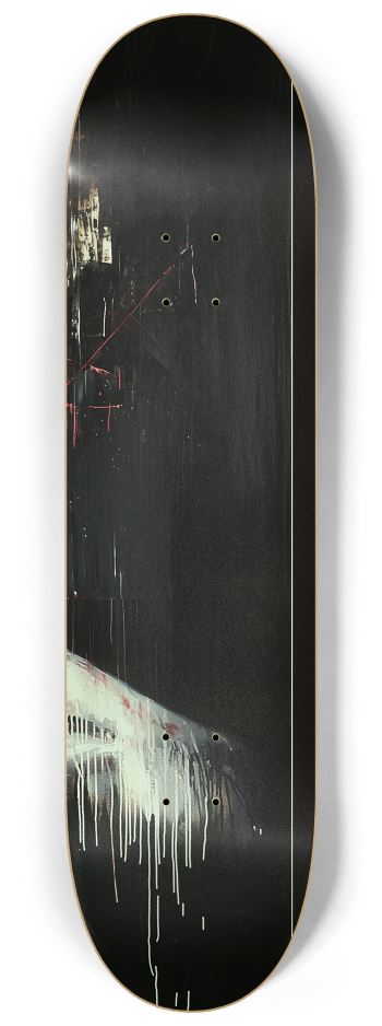 fractured Agony popscile deckwallSkateboard Ser #3 8-1/4 Skateboard Deck