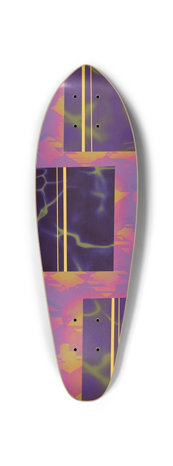 Mini Abstract Skateboard