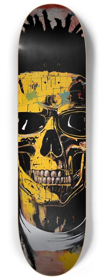 Basquiat inspired TERMINATOR Skateboard Wall Art