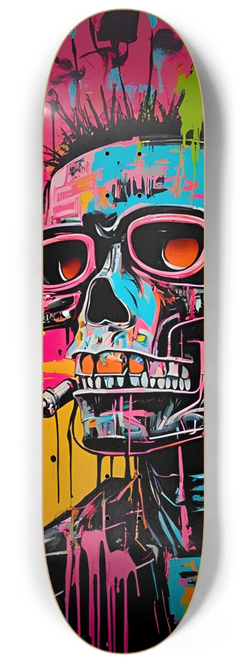 Basquiat Pop Art TERMINATOR Skateboard Wall Art