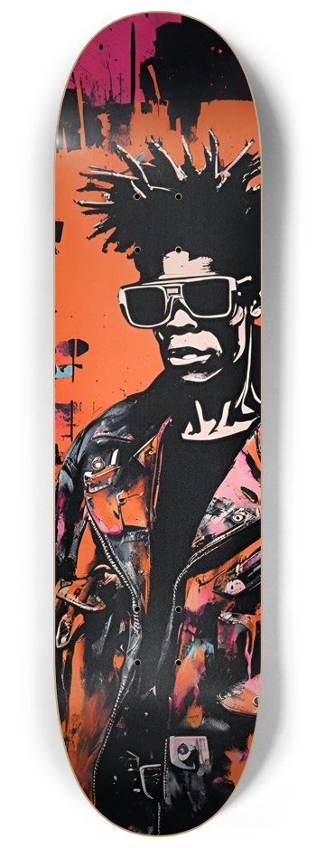 Basquiat inspired Terminator Skateboard Wall Art