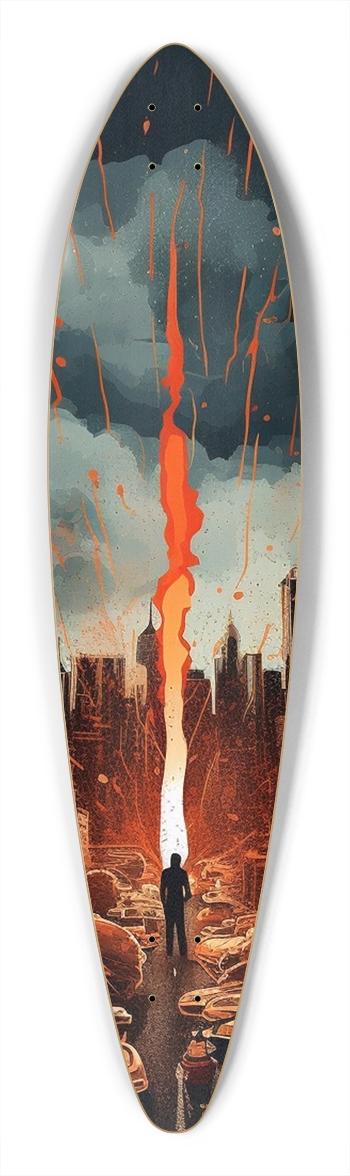 Man on Fire Longboard
