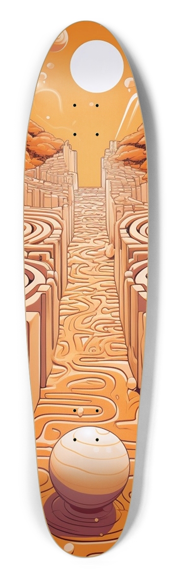 Orange Crush Longboard