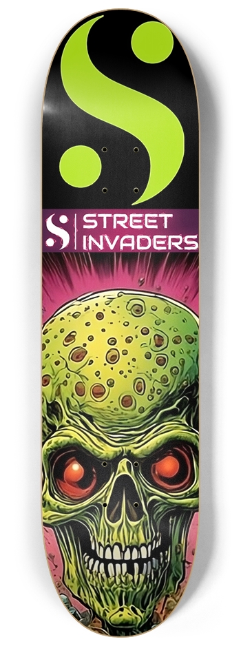 8.25 Street Invaders #36 Brainiac 8-1/4 Skateboard Deck