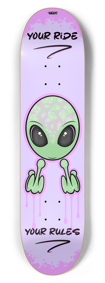 Bad Alien Custom Skateboard