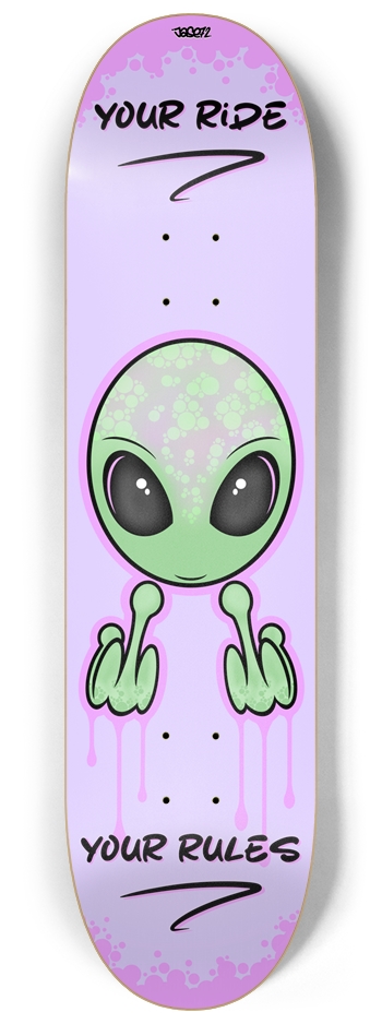 Bad Alien Custom Skateboard