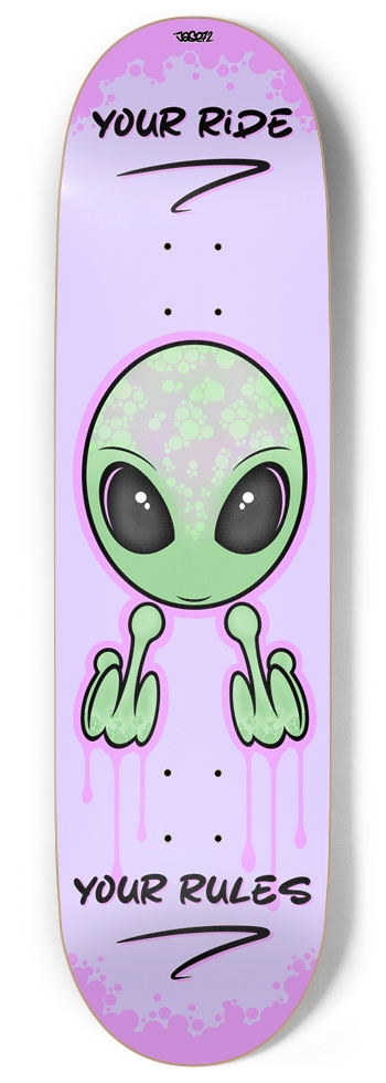 Funny Alien “Your Ride Your Rules”