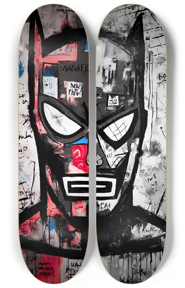 “Hero or Villain: The Beast Within” Basquiat-Inspi