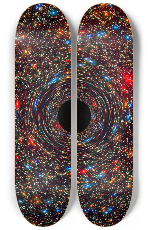 Black Hole Diptych 2 Deck Wall Series