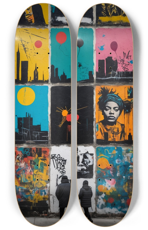 Basquiat-Inspired Urban Street Wall Art | Raw Graf