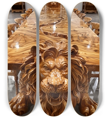liontable custom deckwall Skateboard Series