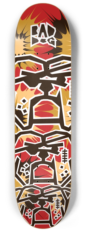 Bad Dog Stacked TNT red brown