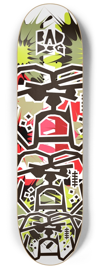Bad Dog Stacked TNT green red