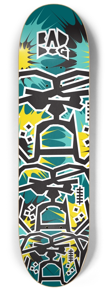 Bad Dog Stacked TNT greenish blue
