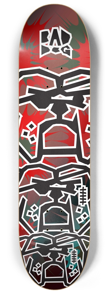 Bad Dog Stacked TNT red green