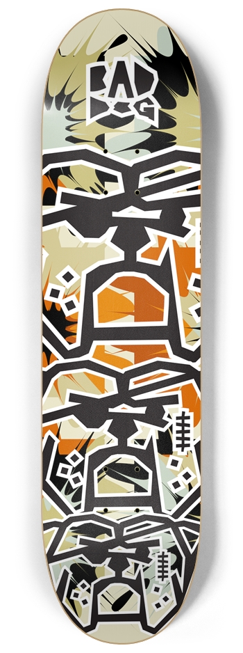 Bad Dog Stacked TNT orange green grey