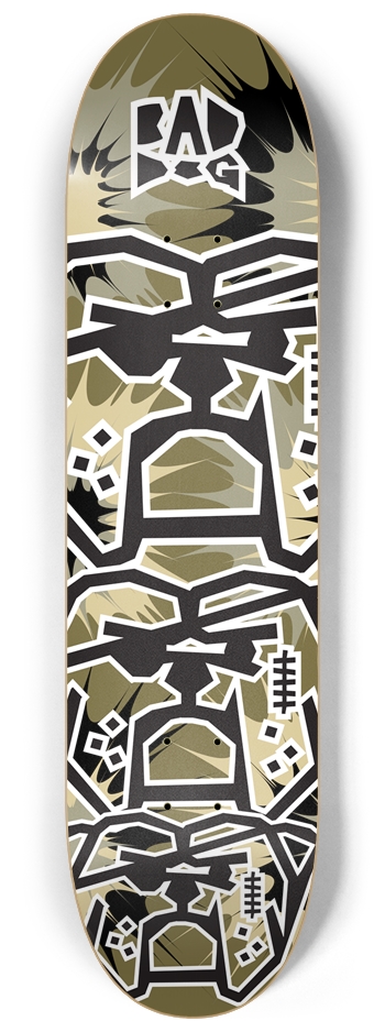 Bad Dog Stacked TNT green grey