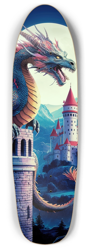 Dragons Castle Custom Skateboard
