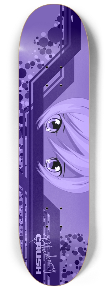 Anime Girl Blueberry Crush Custom Skateboard