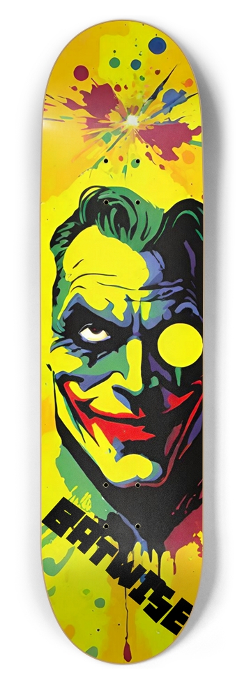 BATWISE BAMBOO Jokes Graffiti 01 Deck
