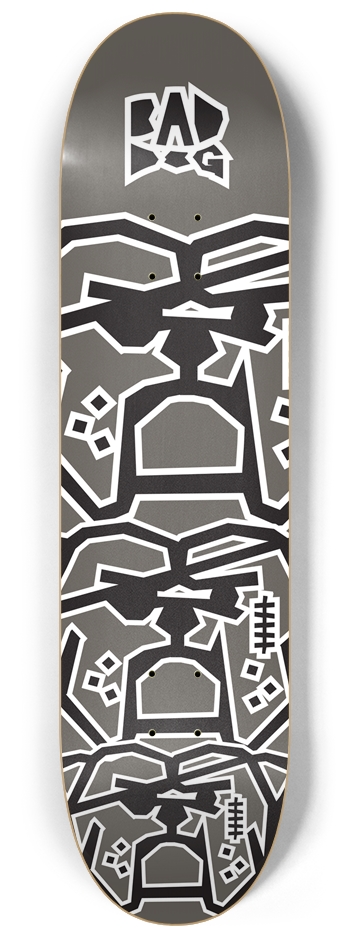Bad Dog Stacked Dark Grey