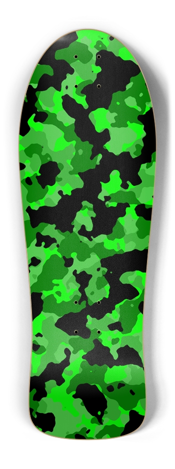 Green Camo Glow Skateboard