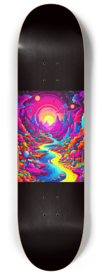 Dream World Glow Skateboard