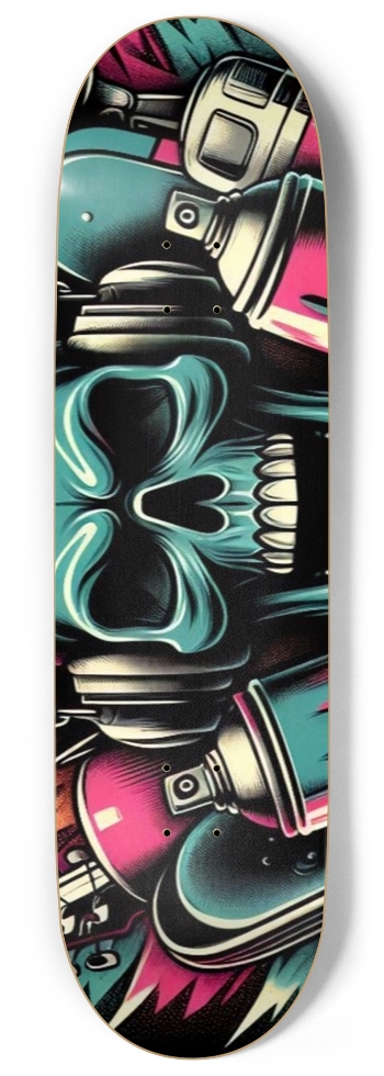 Creative Skull Collage Deck