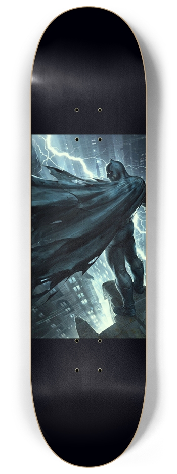 The Dark Knight Lightning Glow Skateboard