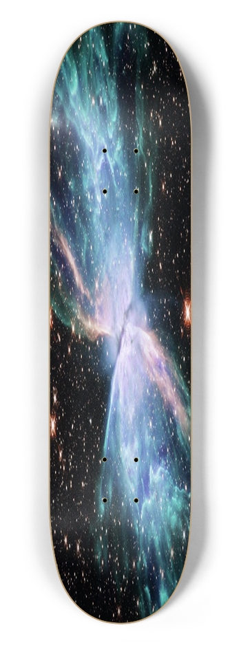 Custom Skateboard Blue nebula