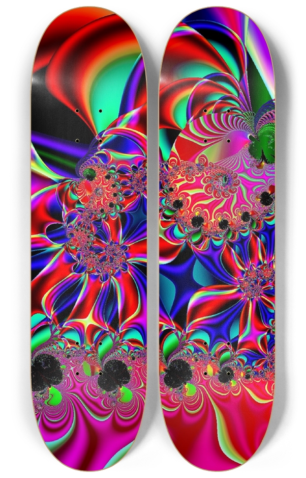 Skateboard Series Color Swirl 2x
