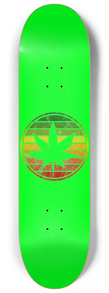Weed Nation Glow Skateboard