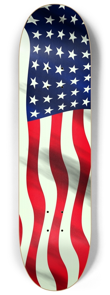 American Flag Glow Skateboard