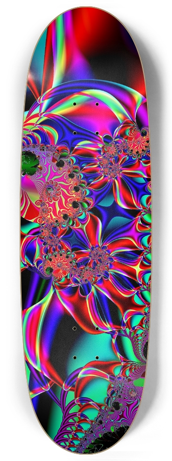 Custom Skateboard color swirl