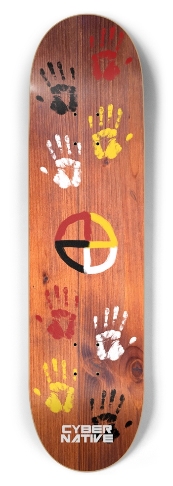 Medicine Wheel Painted - 8 1/2 Inch