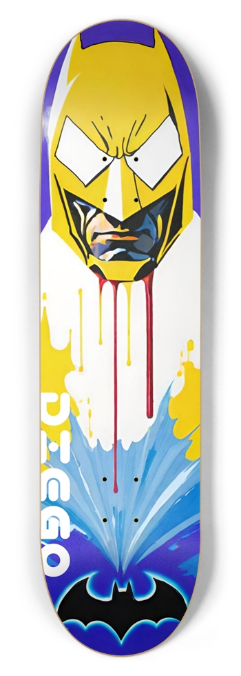 DIEGO DECK 038 Batboy  8-1/2 Skateboard Deck
