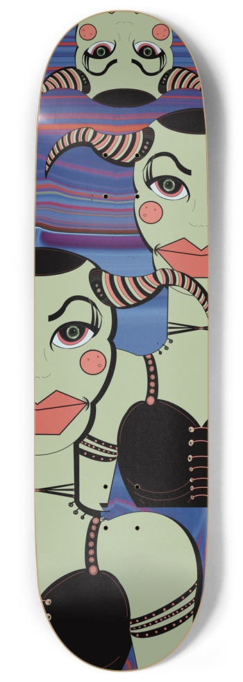 Mystic Urban Skateboard Deck 9 Inch Skateboard