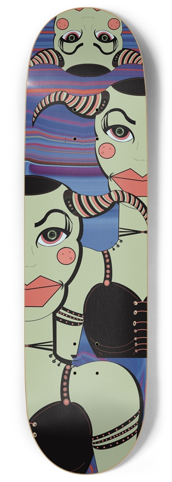 Mystic Urban Skateboard Deck 9 Inch Skateboard