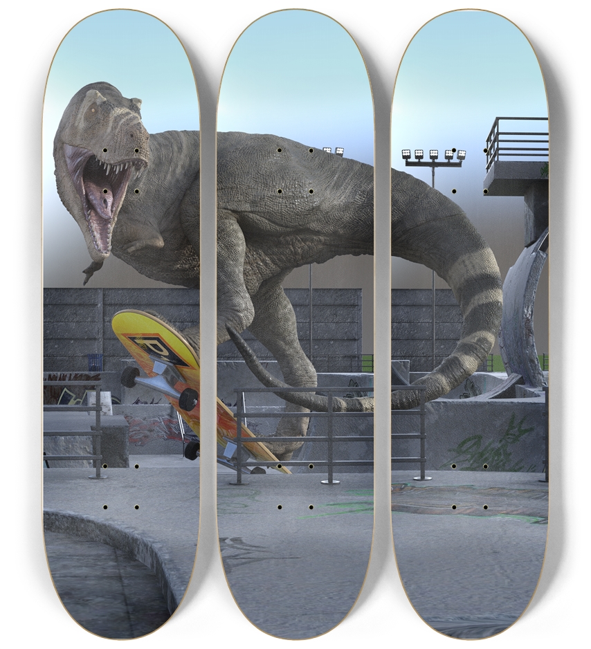 Spinosaurous Skateboarding