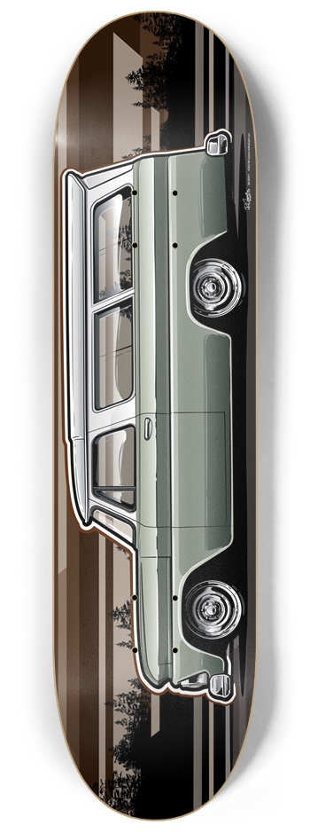 1966 Chevy Suburban Panel - Custom Skateboard
