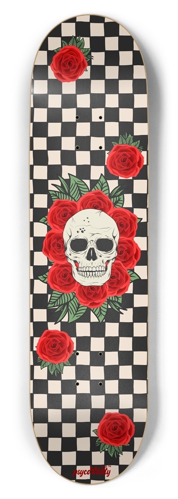 Skull Roses & Check