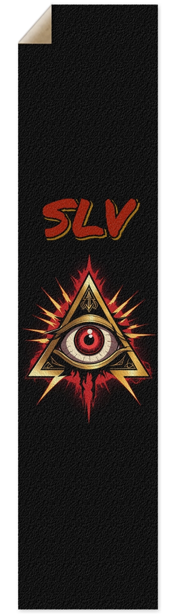 All seeing Eye - Longboard - SLV - Red