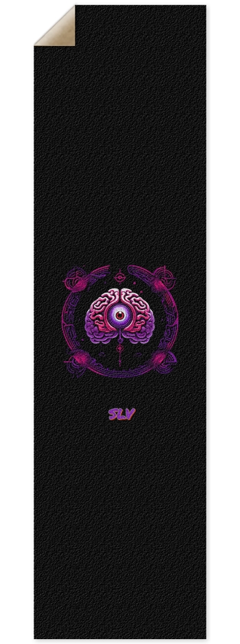 All Seeing Brain - Popsicle - SLV - Purple and Red