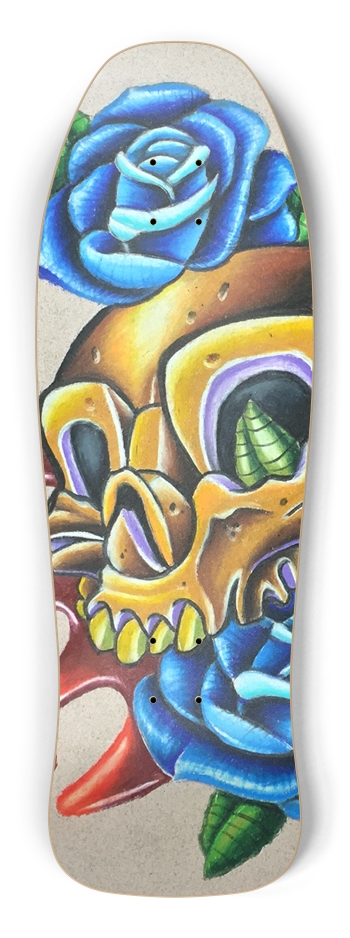 New Skool Skull and Rose