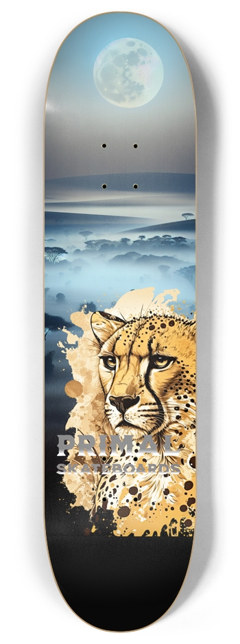 Spirit Cheetah Deck 8 Inch Skateboard Deck