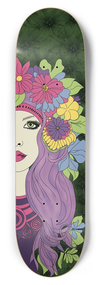 Artistic Floral Deck Unique Face Design