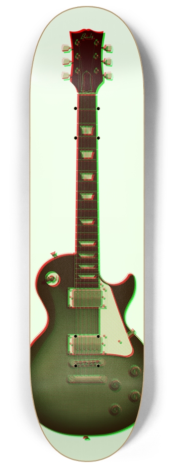 3D Halftone Guitar
