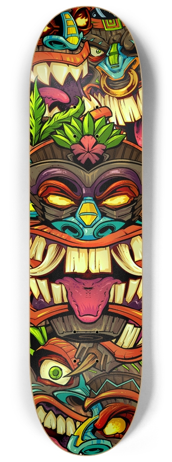 Tiki Heads Colors