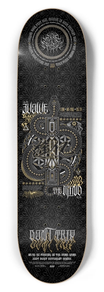 8.5" • EVOLVE THE MIND V1 • Skateboard Deck